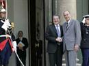 Prodi und Chirac trafen sich im Elyséepalast zu einem Gespräch.