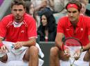 Die beiden Schweizer Wawrinka und Federer treffen nun am Mittwoch aufeinander.