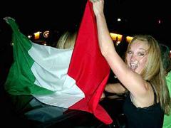 «Heute ist es an der Zeit zu feiern», so das Motto der Italiener.