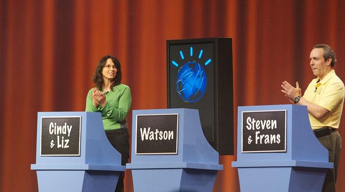 «Watson» bei seiner ersten «Jeopardy»-Runde.
