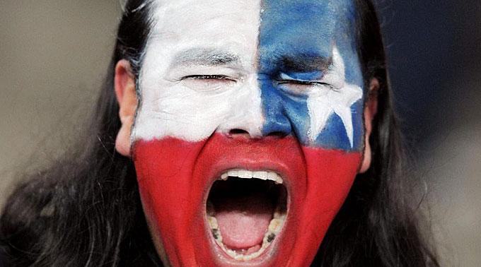 Die Chilenen wurden massiv von den über die Anden hergereisten Fans angefeuert.
