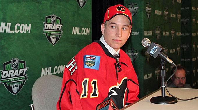 Nach guten Leistungen in der Junioren-Liga jetzt erstmals ins NHL-Team berufen worden.