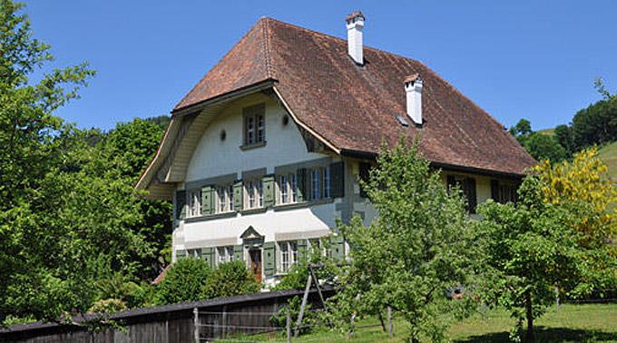 Das Pfarrhaus in Lützelflüh ist zu einem Museum umgebaut worden.
