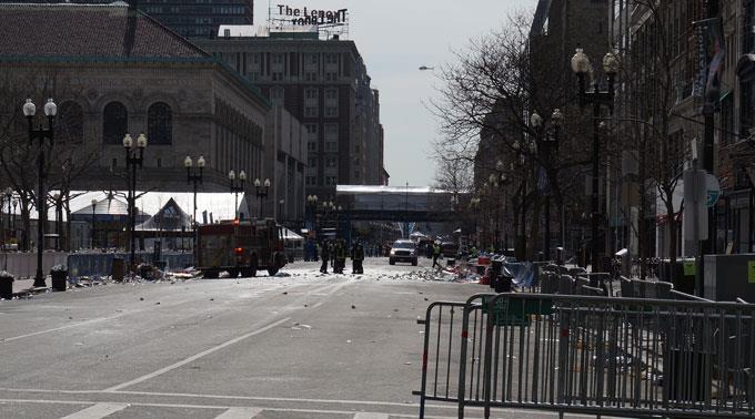 Mindestens drei Menschen kamen bei dem Bombenanschlag in Boston ums Leben.