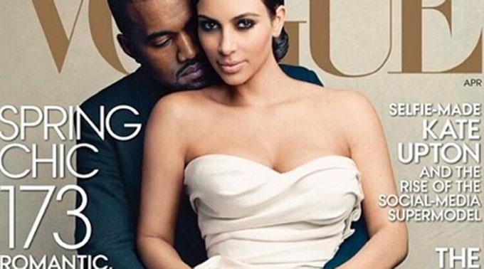 Kim Kardashian und Kanye West haben es auf das Cover der US-«Vogue» geschafft.