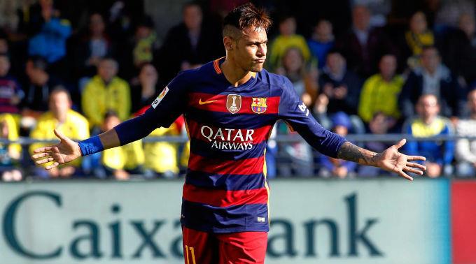 Neymar hatte beim Remis gegen Villarreal keine grosse Freude.