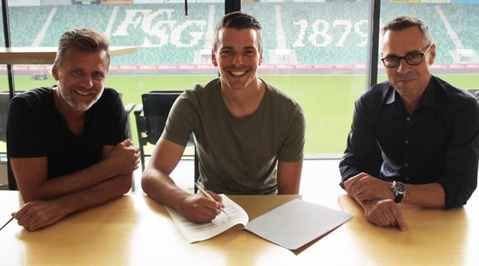 Mittelfeldspieler Lukas Görtler unterschreibt beim FC St. Gallen für 3 Jahre.